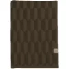 Mette Ditmer Geo Handtuch Chocolate, 50x90 Cm