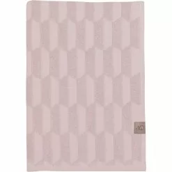 Mette Ditmer Geo Handtuch Powder Rose, 70x133 Cm
