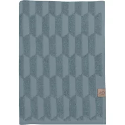 Mette Ditmer Geo Handtuch Stone Blue, 70x133 Cm