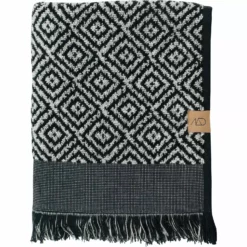 Mette Ditmer Morocco Guest Towel 2-pack, 35x55cm, Black/White