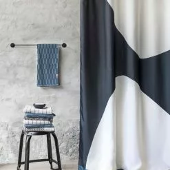 Mette Ditmer ROCK Duschvorhang, Schwarz -Kindertextilien Verkäufe mette ditmer rock duschvorhang schwarz 1