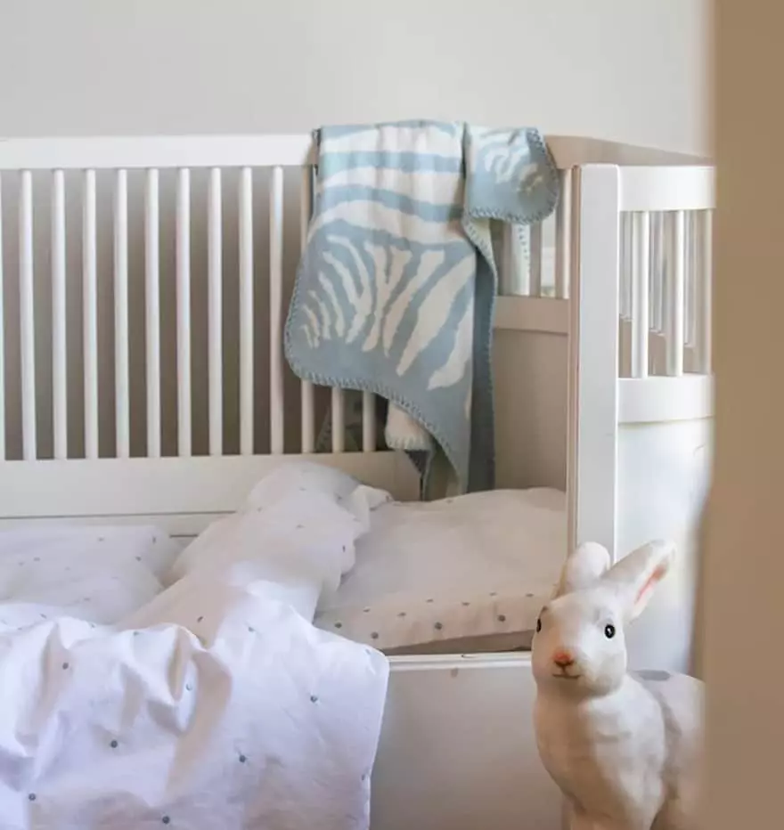 Mille Notti Bello Baby Bettdeckenbezug 100x130cm, Hellrosa 2 Mille Notti Bello Baby Bettdeckenbezug 100x130cm, Hellrosa – Bild 2