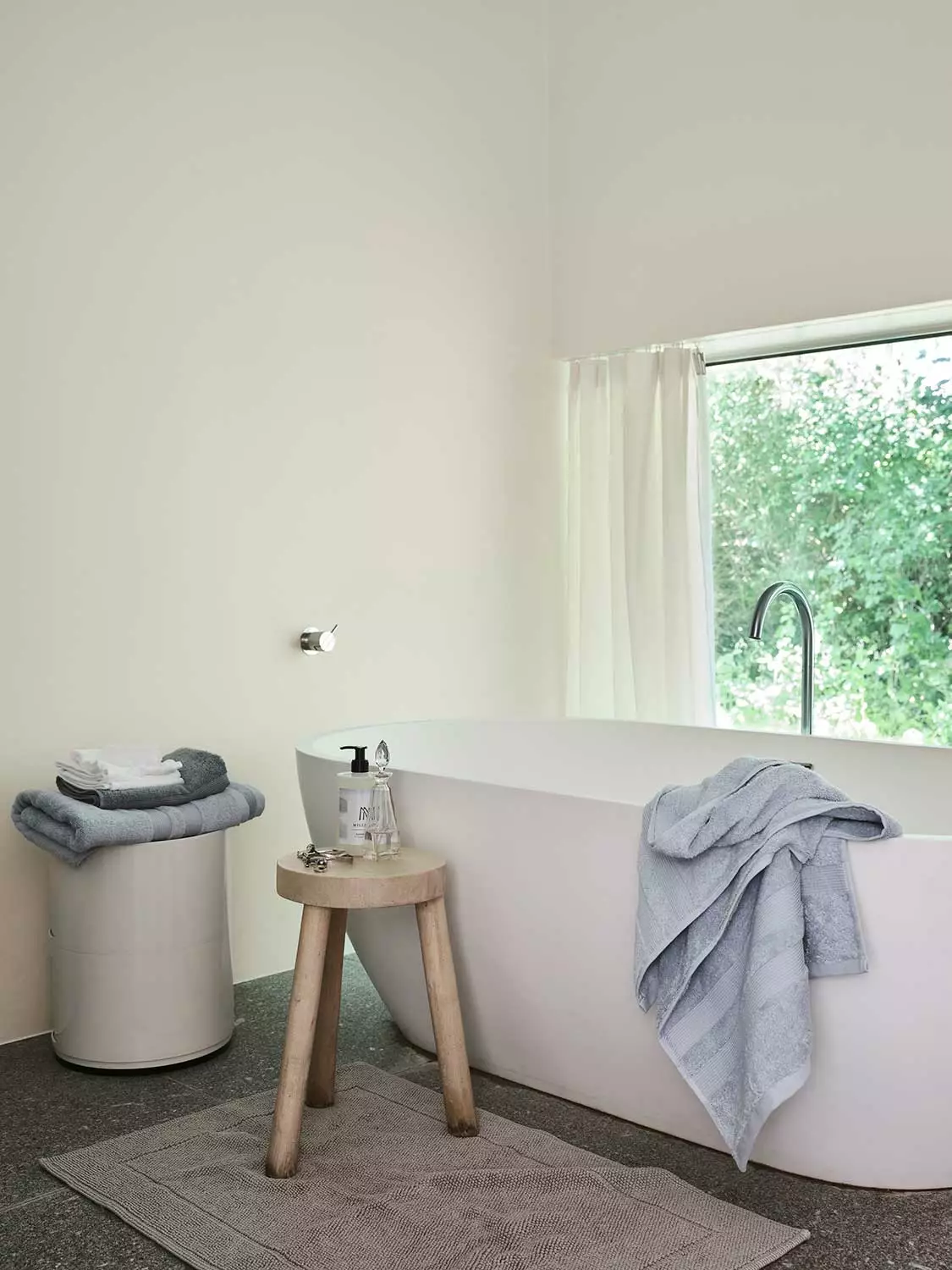 Mille Notti Fontana EKO Handtuch Eisblau, 30x50 Cm 2 Mille Notti Fontana EKO Handtuch Eisblau, 30x50 Cm – Bild 2