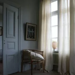 Mimou Crisp Vorhang Fajansbeige , 290x130