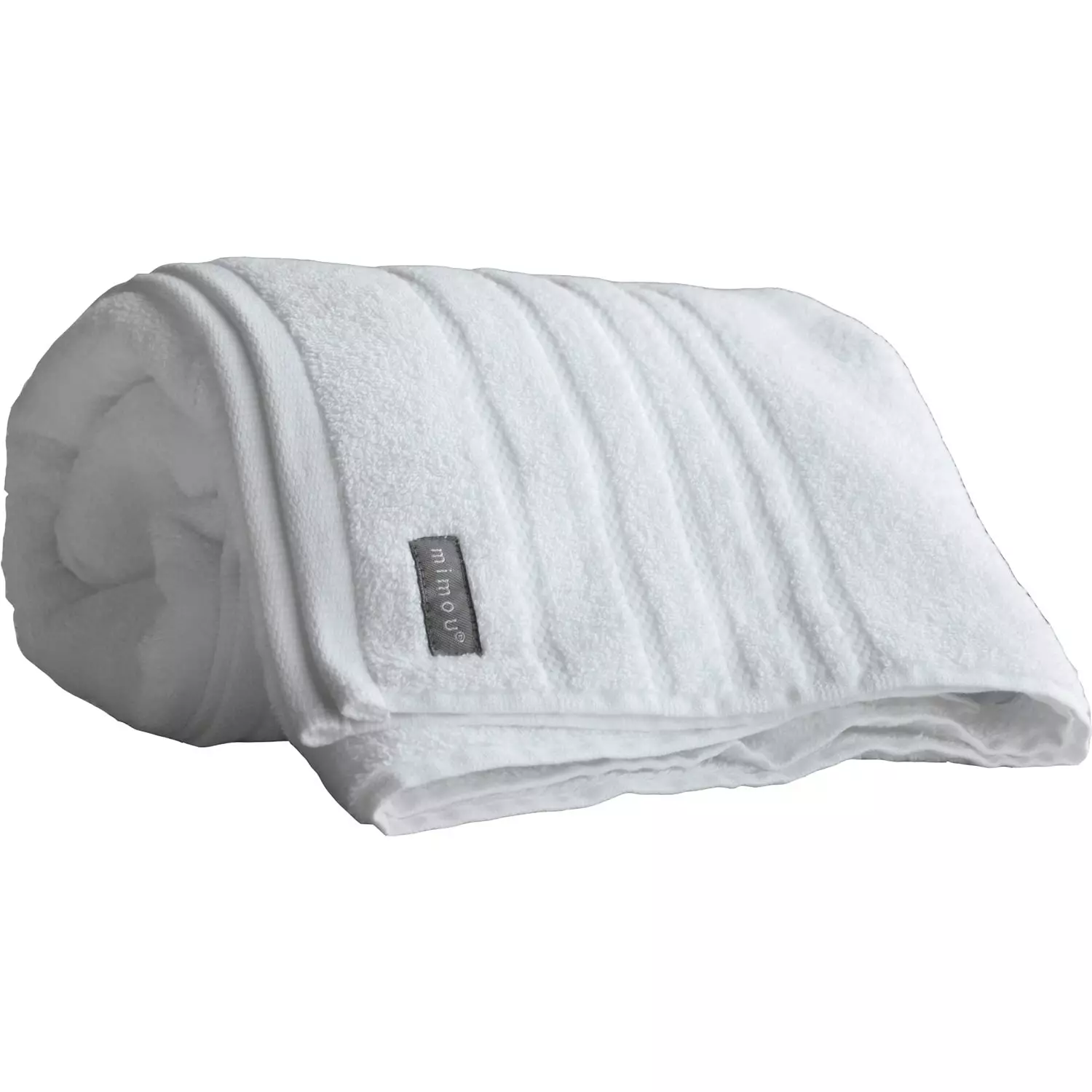 Mimou Devon Badehandtuch 70x140 Cm, Weiß 1 Mimou Devon Badehandtuch 70x140 Cm, Weiß