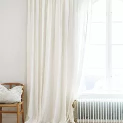 Mimou Kelly Vorhang Leinen Doppelte Breite Weiß, 293x250 Cm -Kindertextilien Verkäufe mimou kelly vorhang leinen doppelt breite wei 3 scaled