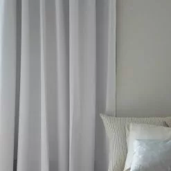 Mimou Lichtundurchlässiger Hotelvorhang, 290x250 Cm, Perlweiß