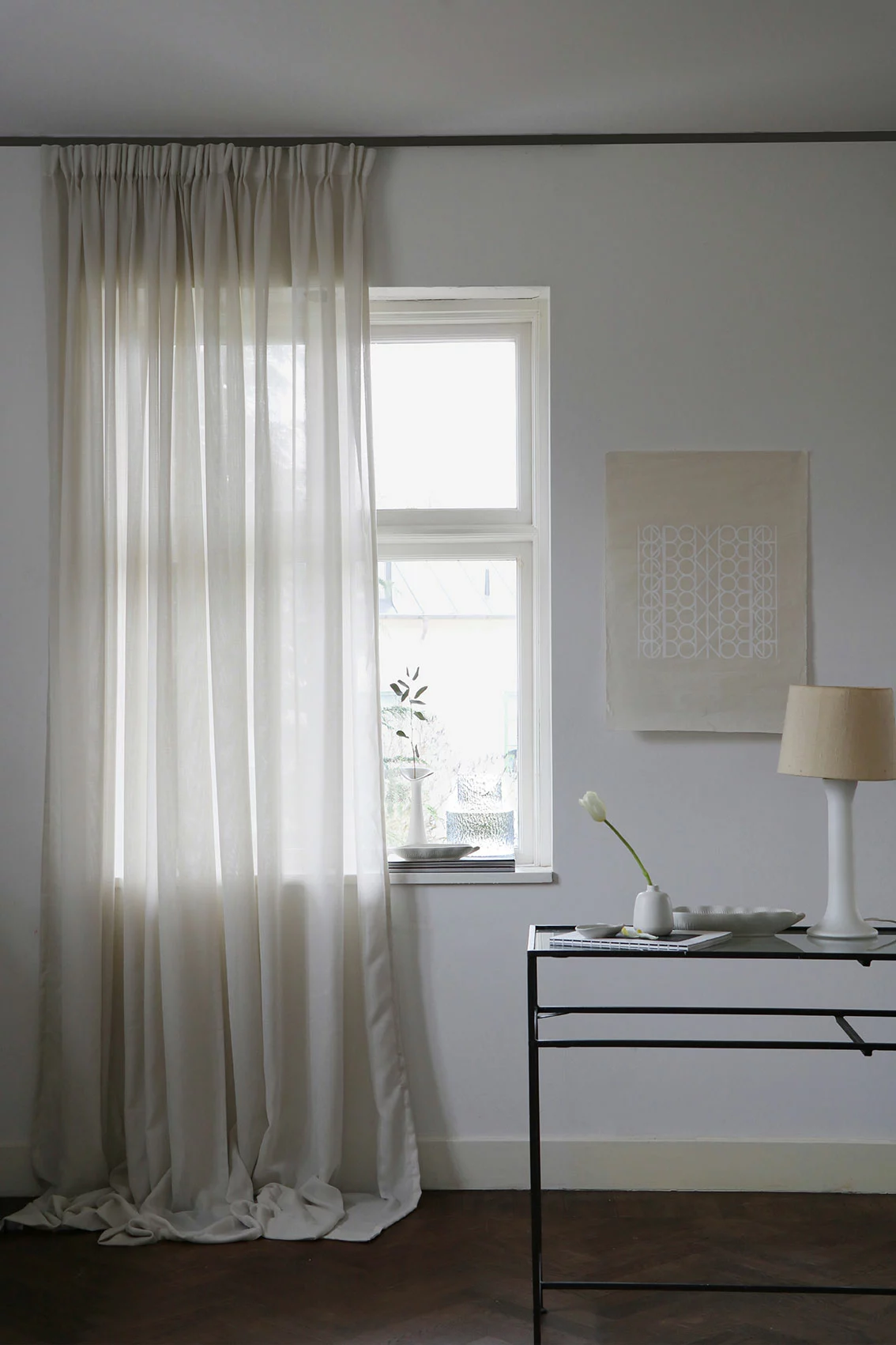 Mimou Lyx Hotellvoile Vorhang, 290x250 Cm, Natur 4 Mimou Lyx Hotellvoile Vorhang, 290x250 Cm, Natur – Bild 4