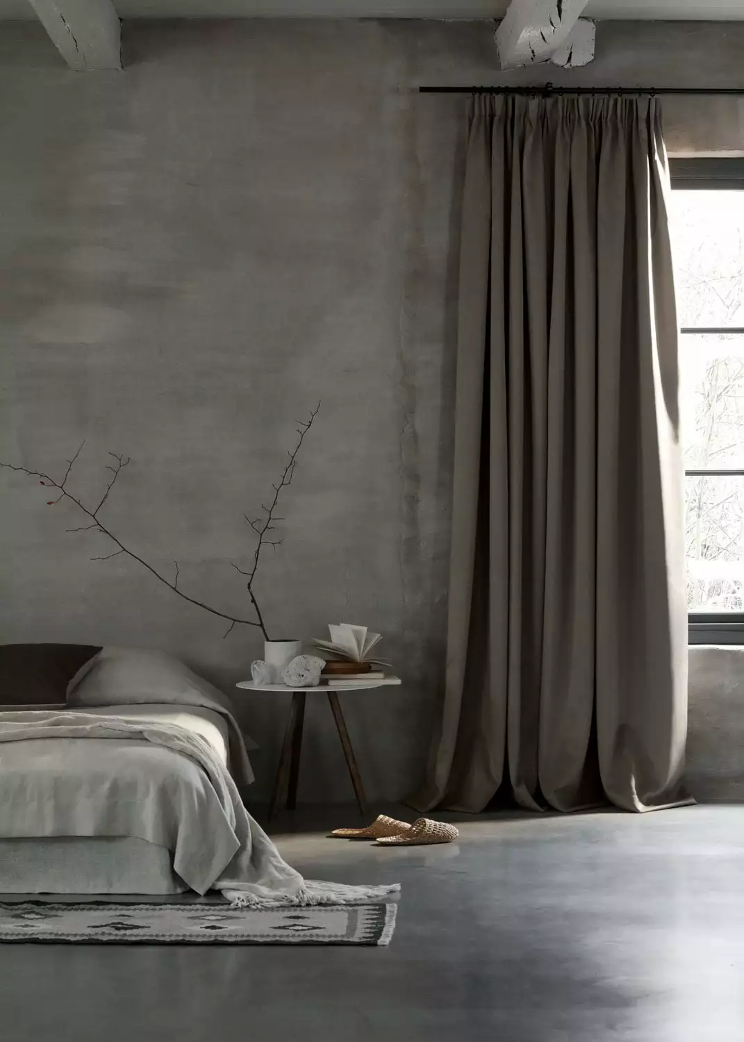 Mimou Hotel-Verdunkelungsvorhang Doppelt Breite, Greige, 290x290 Cm 2 Mimou Hotel-Verdunkelungsvorhang Doppelt Breite, Greige, 290x290 Cm – Bild 2