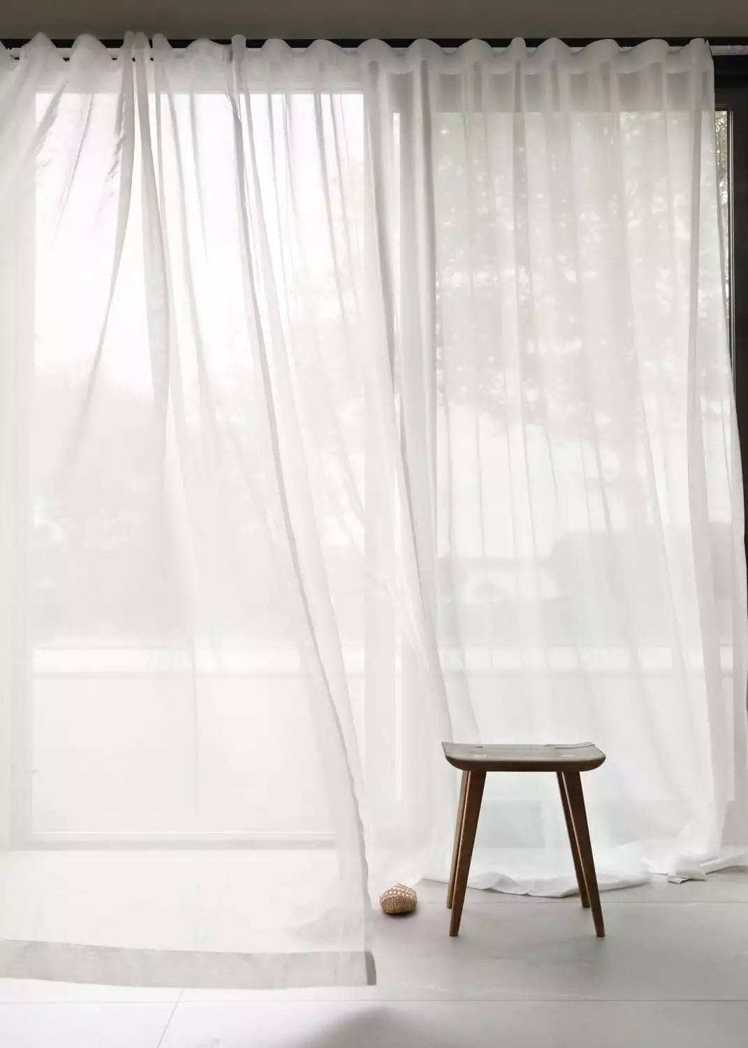 Mimou Mimmi Vorhang Recycelt Stoff Doppelt Breite, Naturweiß, 290x250 Cm 5 Mimou Mimmi Vorhang Recycelt Stoff Doppelt Breite, Naturweiß, 290x250 Cm – Bild 5