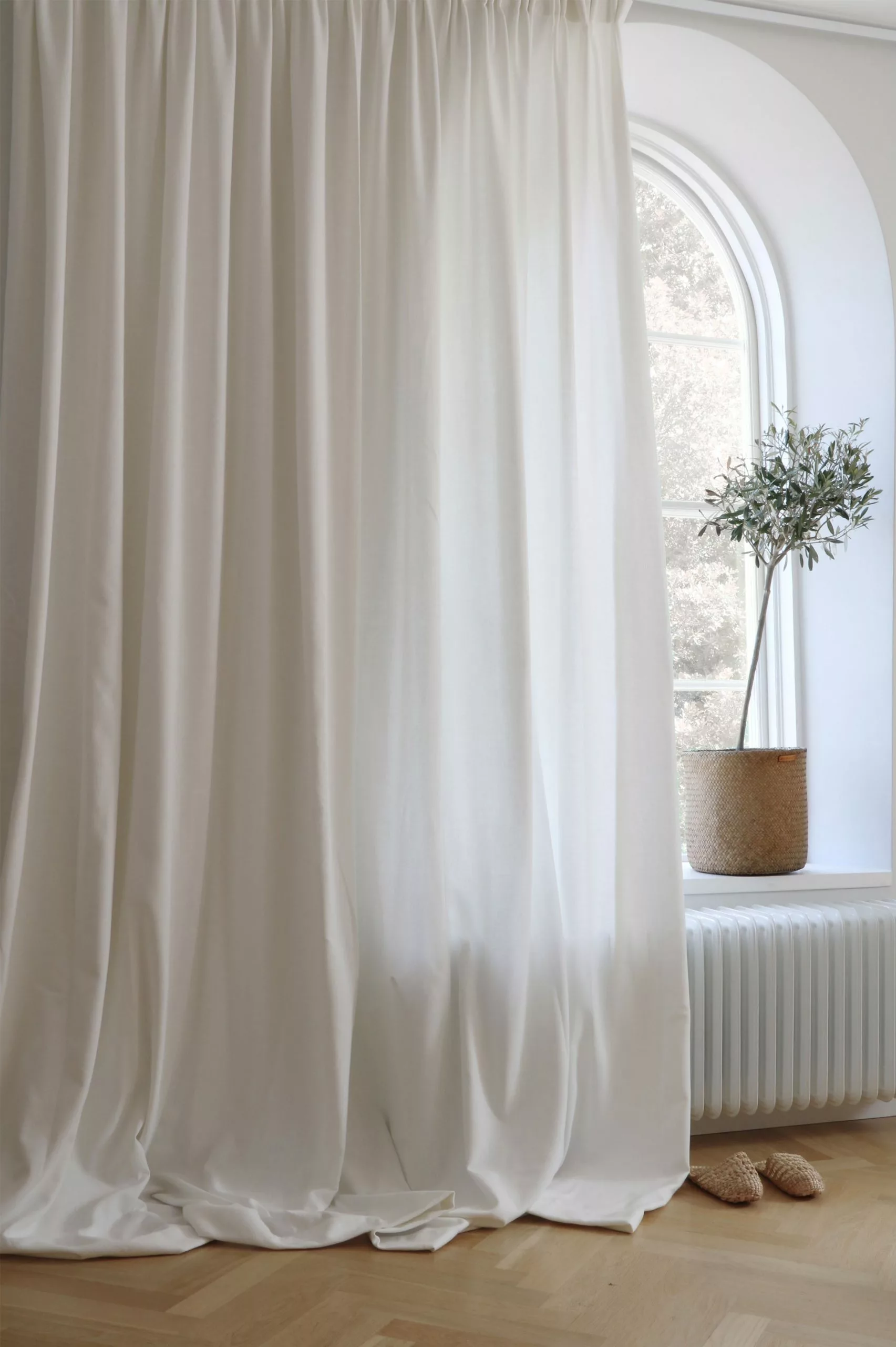 Mimou Studio Vorhang Doppelte Breite Weiß, 290x290 Cm 2 Mimou Studio Vorhang Doppelte Breite Weiß, 290x290 Cm – Bild 2