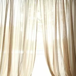 Mimou Vivi Vorhang Recycelt Stoff Doppelt Breite, Sand, 290x250 Cm -Kindertextilien Verkäufe mimou vivi vorhang recycelt stoff doppelt breite natur 7