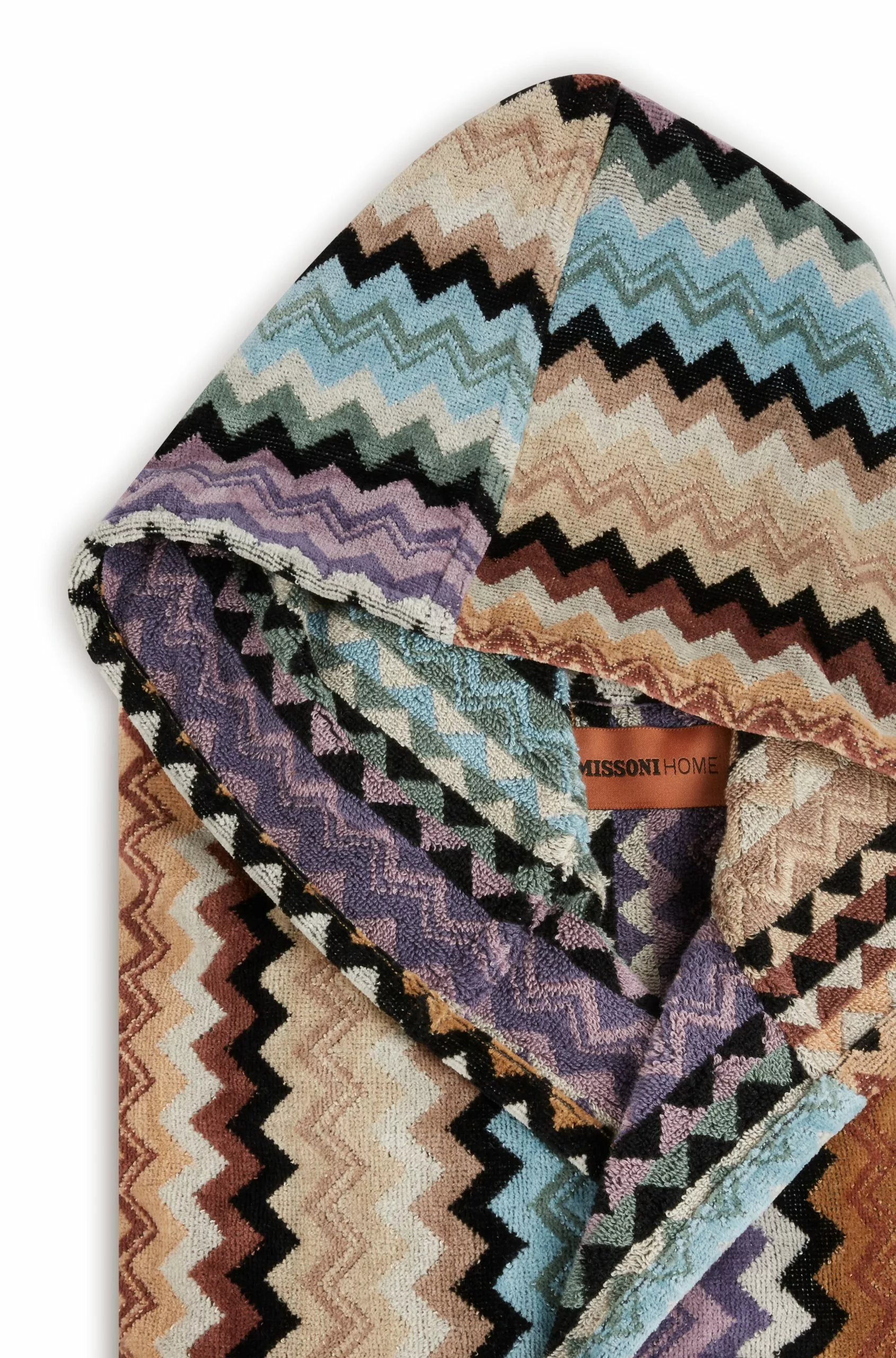 Missoni Home Adam Bademantel Mit Kapuze 160, Small 2 Missoni Home Adam Bademantel Mit Kapuze 160, Small – Bild 2