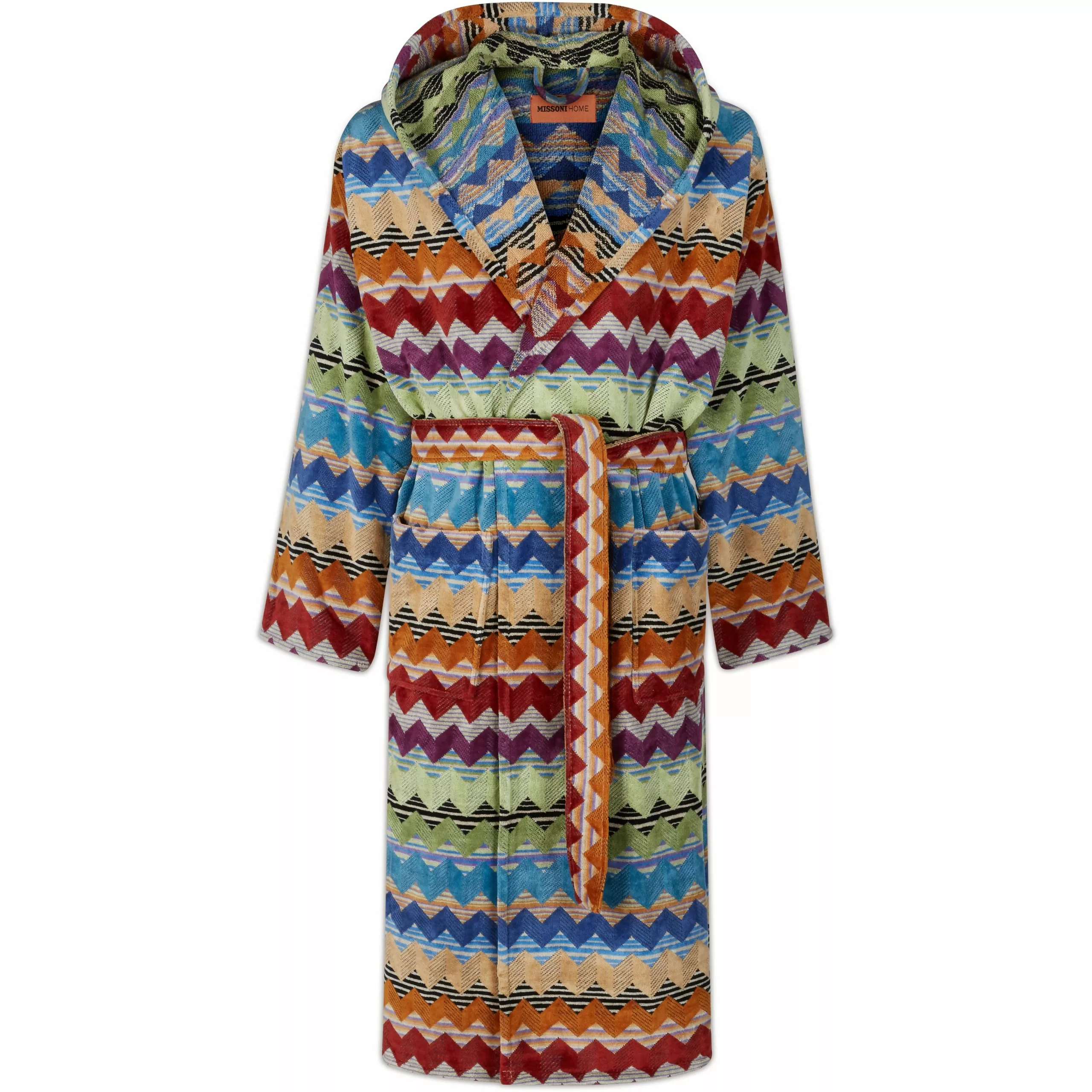 Missoni Home Alfred Bademantel Mit Kapuze 159, Large 1 Missoni Home Alfred Bademantel Mit Kapuze 159, Large