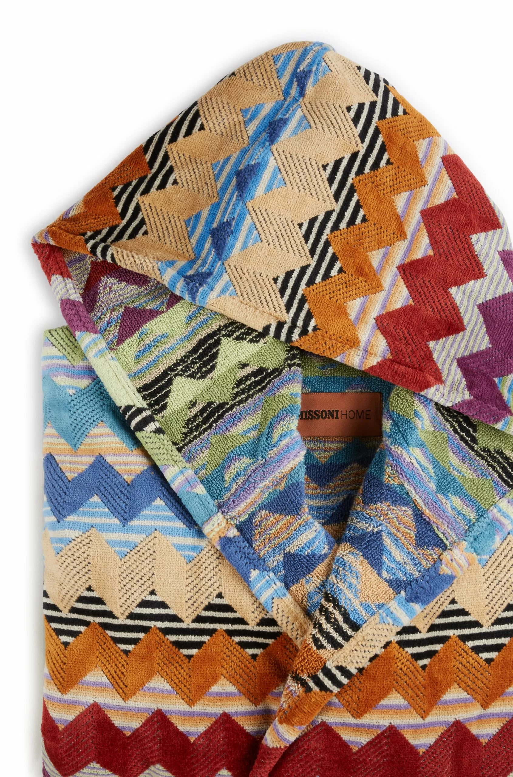 Missoni Home Alfred Bademantel Mit Kapuze 159, Large 2 Missoni Home Alfred Bademantel Mit Kapuze 159, Large – Bild 2