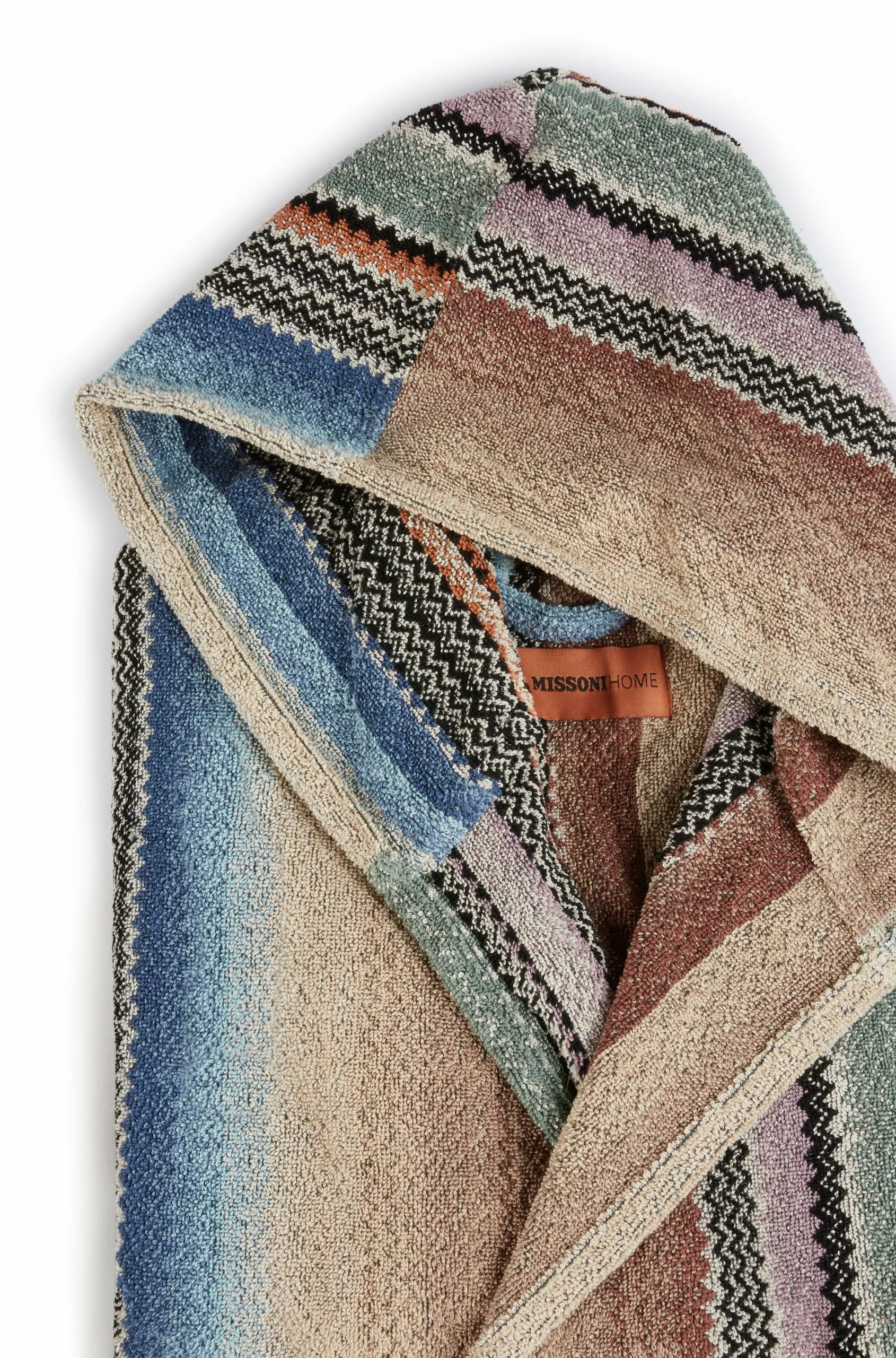 Missoni Home Archie Bademantel Mit Kapuze 160, Large 2 Missoni Home Archie Bademantel Mit Kapuze 160, Large – Bild 2
