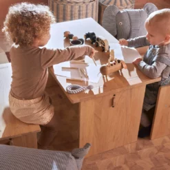 OYOY Denim Kissen, Erik Elephant -Kindertextilien Verkäufe oyoy denim kissen 2