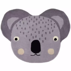 OYOY Koala Rug Grey Teppich 85x100 Cm, Grau