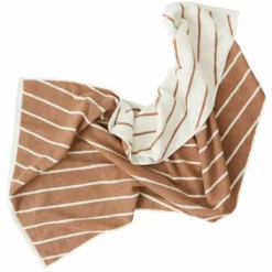 OYOY Raita Handtuch 100x50 Cm, Karamell/Cloud