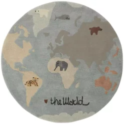 OYOY The World Teppich, 120 Cm