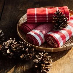 Recycled By Wille Geschenkset Küche 4 Küchenhandtücher + 2 Topflappen, Dunkelgrau -Kindertextilien Verkäufe recycled by wille geschenkset kuche 4 kuchenhandtucher 2 topflappen 2 3