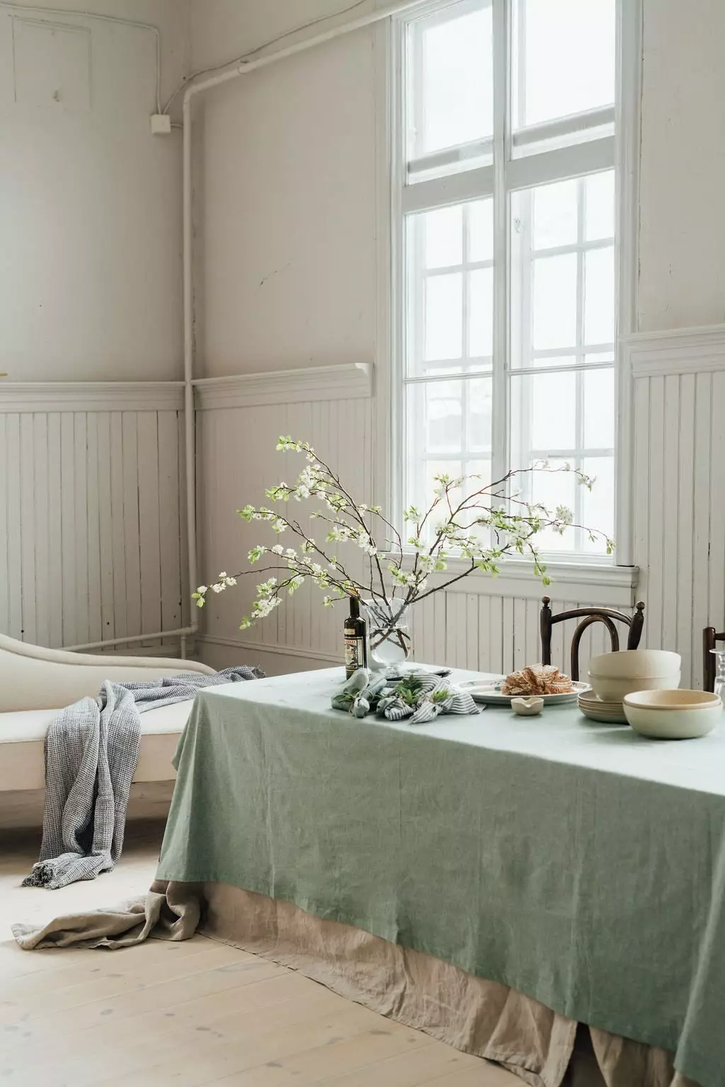 Recycled By Wille Hedvig Tischdecke 90x90 Cm, Grün 2 Recycled By Wille Hedvig Tischdecke 90x90 Cm, Grün – Bild 2