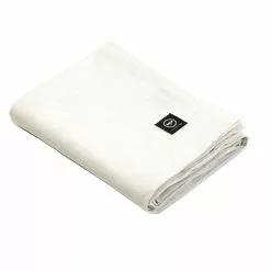 Recycled By Wille Hedvig Tischdecke Behandelt 140x240 Cm Chambray, Silber / Hellbeige