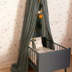 Roommate Betthimmel Mit Quasten, Sea Grey -Kindertextilien Verkäufe roommate betthimmel mit quasten 1