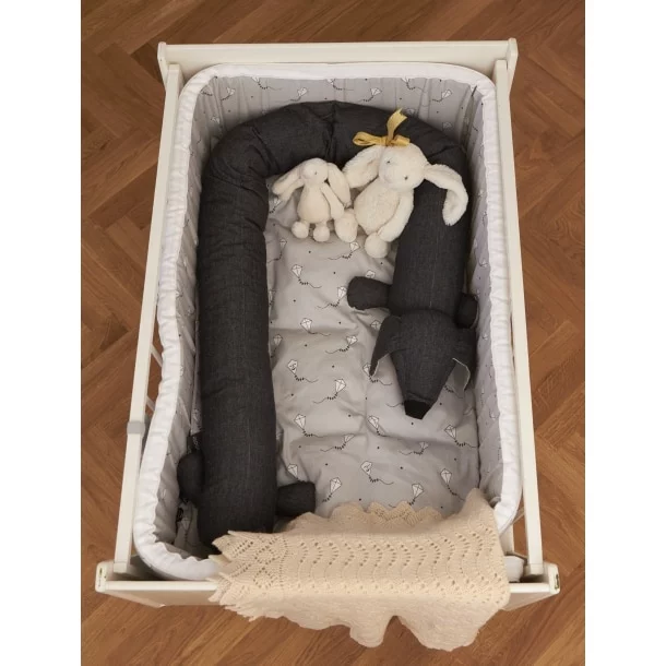 Roommate Lazy Long Dog Kissen, Grau 3 Roommate Lazy Long Dog Kissen, Grau – Bild 3