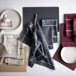 Rosendahl Copenhagen Alpha Geschirrtuch 50x70 Cm, Dunkelgrau Melange -Kindertextilien Verkäufe rosendahl copenhagen alpha kitchen towel 50x70 cm sand 12