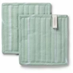 Rosendahl Copenhagen Beta Topflappen 22x22 Cm 2-er Set, Minzgrün