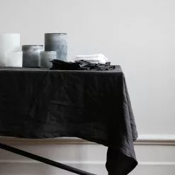 Tell Me More Leinen-Tischtuch 160x330, Carbon 5 Tell Me More Leinen-Tischtuch 160x330, Carbon -Kindertextilien Verkäufe tell me more leinen tischtuch 160x330 5