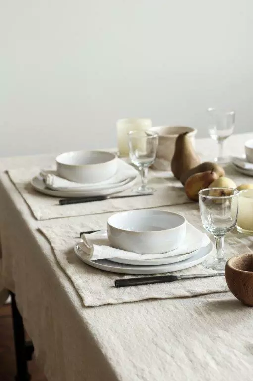 Tell Me More Marion Tischdecke 145x330 Cm, Wheat 2 Tell Me More Marion Tischdecke 145x330 Cm, Wheat – Bild 2