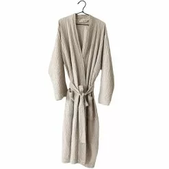 Tell Me More Santo Bademantel Sandfarben, L/XL